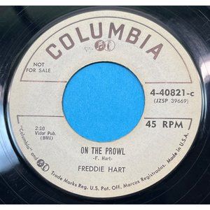 Freddie Hart On the Prowl / Extra! 45 Country Hillbilly Promo Columbia 4-40821